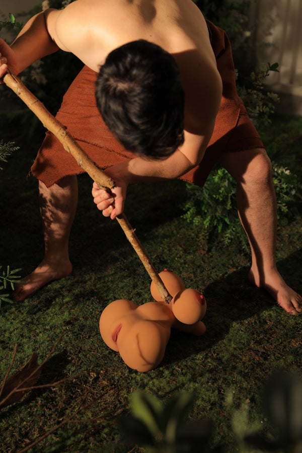 XM Torso Forest (Tan): 35 cm großer Torso einer echten TPE-Liebespuppe – Höhepunkt-Puppe