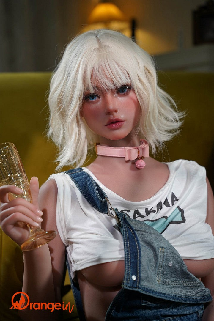 170 cm große, realistische Silikon-Sexdoll mit E-Körbchen – T17
