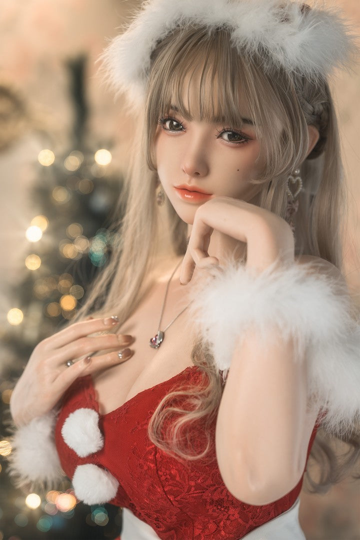 Christmas Xiao Bei ROS: 165cm F-Cup Realistic Silicone Sex Doll-FU Doll