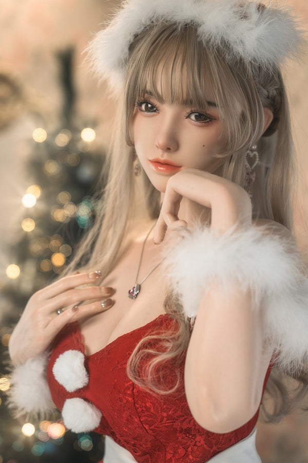 Christmas Xiao Bei ROS: 165cm F-Cup Realistic Silicone Sex Doll-FU Doll