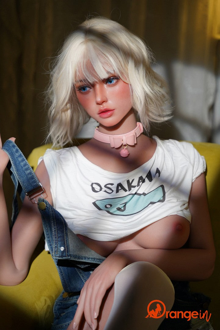 170 cm große, realistische Silikon-Sexdoll mit E-Körbchen – T17