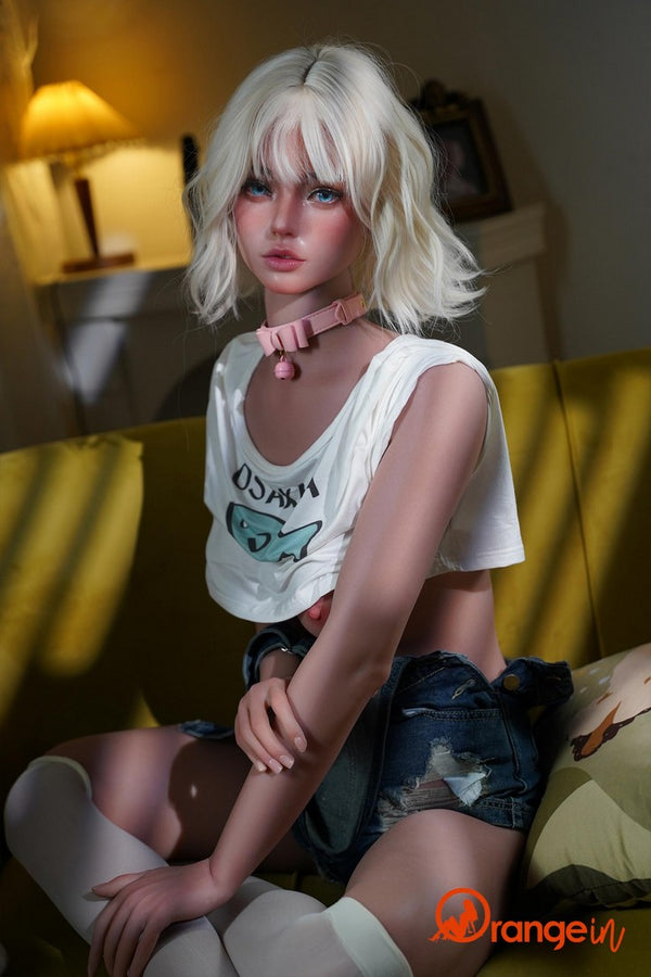 170 cm große, realistische Silikon-Sexdoll mit E-Körbchen – T17