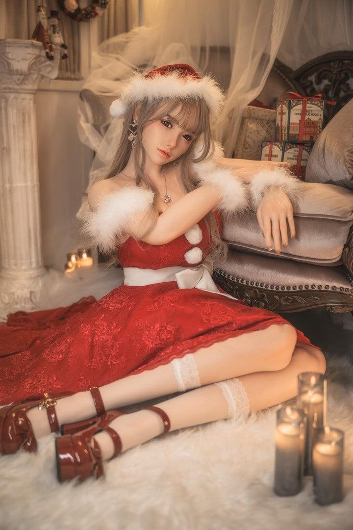 Christmas Xiao Bei ROS: 165cm F-Cup Realistic Silicone Sex Doll-FU Doll