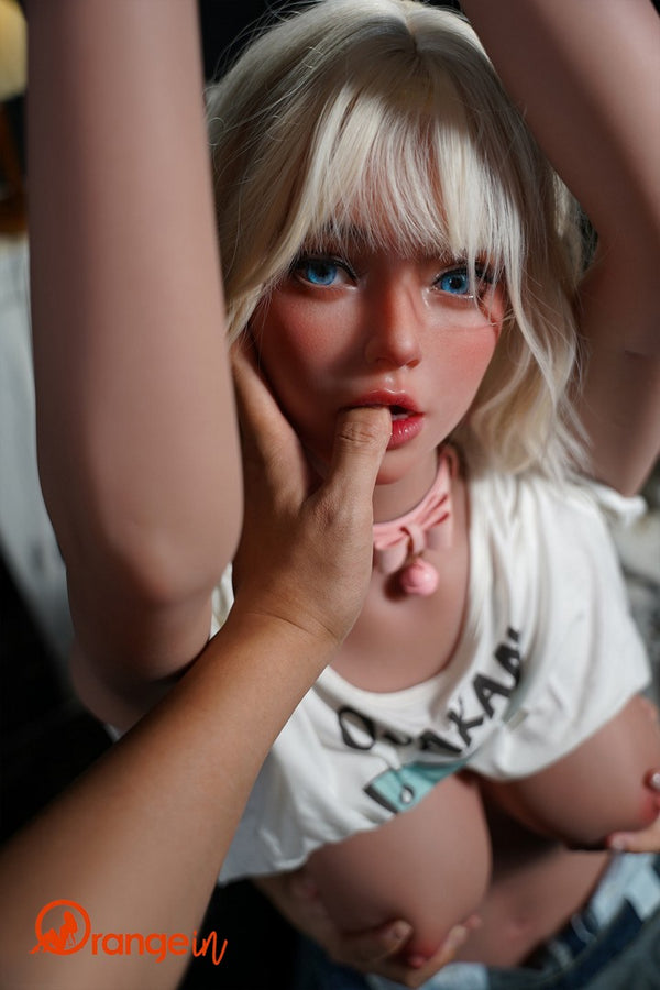 170 cm große, realistische Silikon-Sexdoll mit E-Körbchen – T17