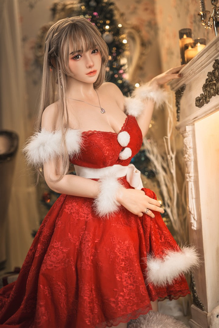Christmas Xiao Bei ROS: 165cm F-Cup Realistic Silicone Sex Doll-FU Doll