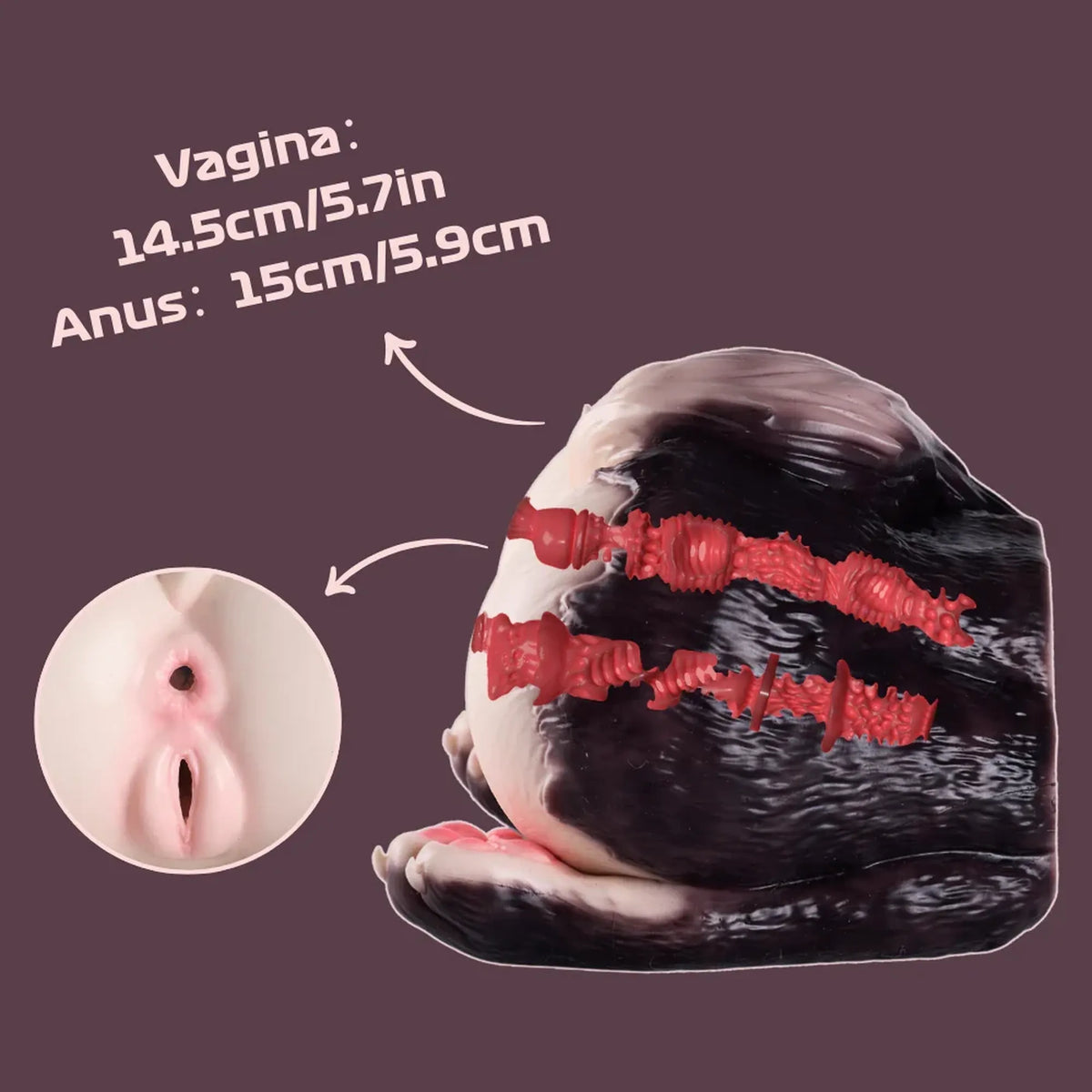 Roxie:Wolf Furry Torso Sex Doll [Taboo Exhibition Models]