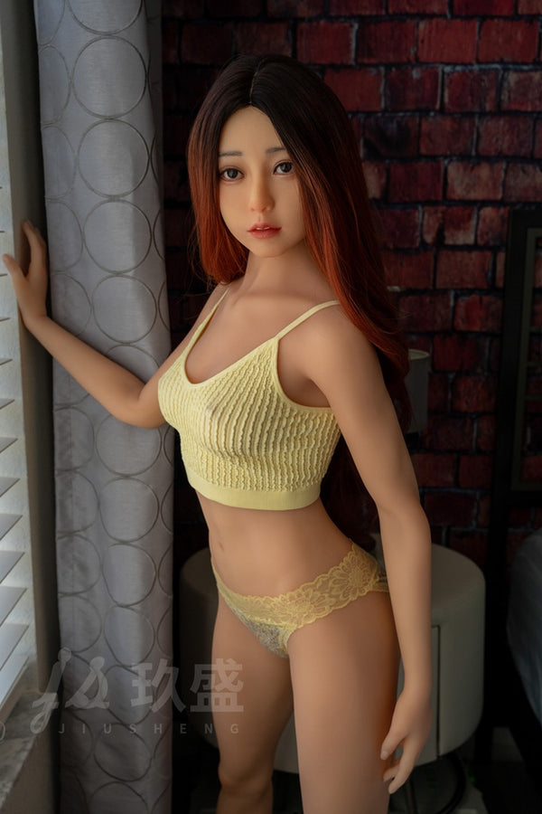 Yume: 148cm Realistic Silicone Head TPE Body Jiusheng Sex Doll-ROS Head