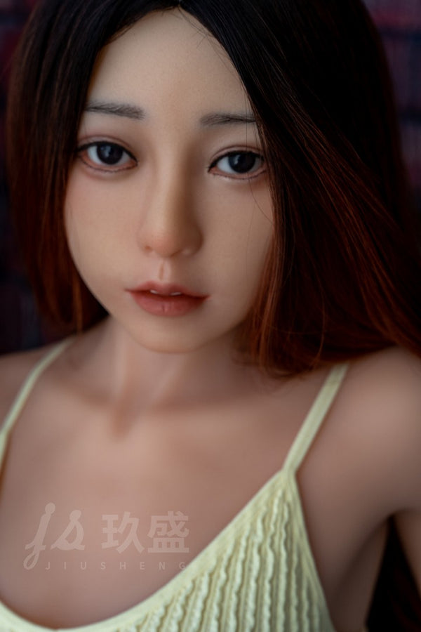 Yume: 148cm Realistic Silicone Head TPE Body Jiusheng Sex Doll-ROS Head