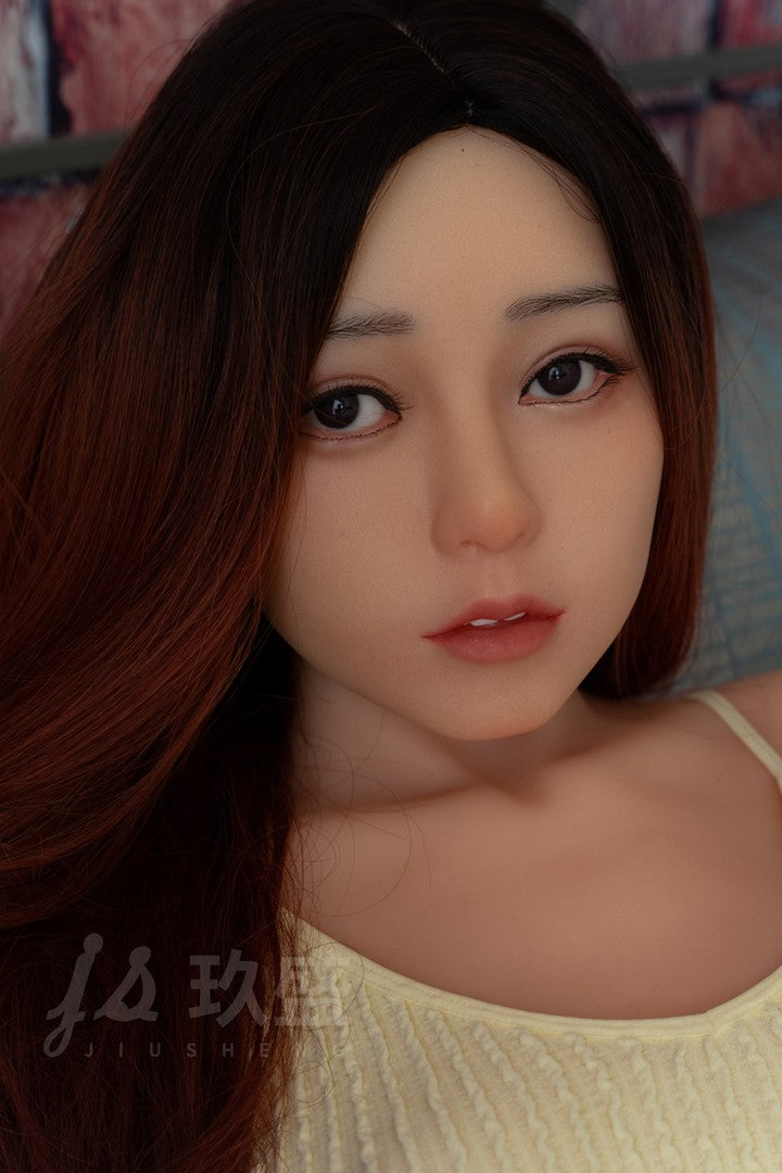 Yume: 148cm Realistic Silicone Head TPE Body Jiusheng Sex Doll-ROS Head