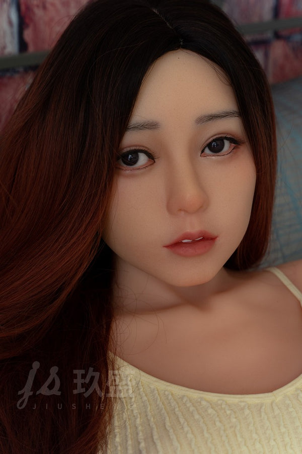 Yume: 148cm Realistic Silicone Head TPE Body Jiusheng Sex Doll-ROS Head
