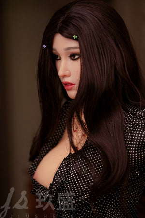 Nicole: 150cm Realistic Silicone Head TPE Body Jiusheng Sex Doll