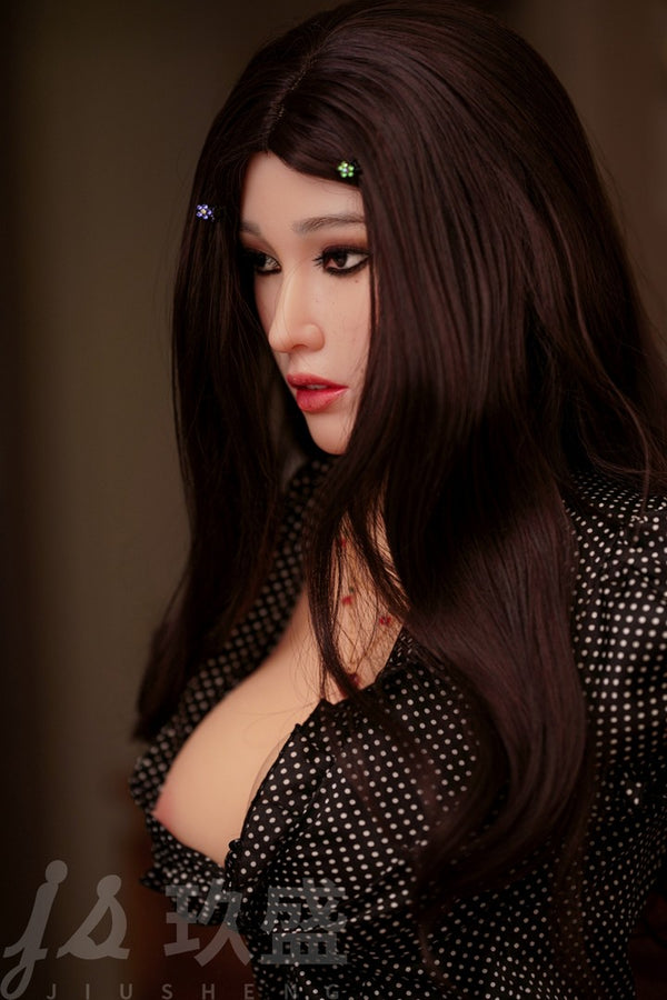 Nicole: 150cm Realistic Silicone Head TPE Body Jiusheng Sex Doll
