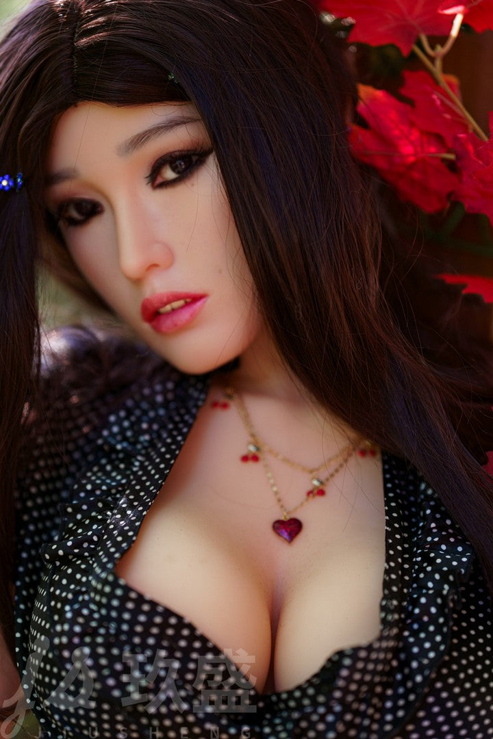 Nicole: 150cm Realistic Silicone Head TPE Body Jiusheng Sex Doll