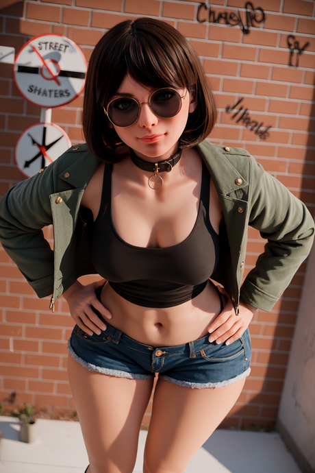 #AB17: 151cm F-Cup Lifelike TPE Body Silicone Head Sex Doll-Aibei