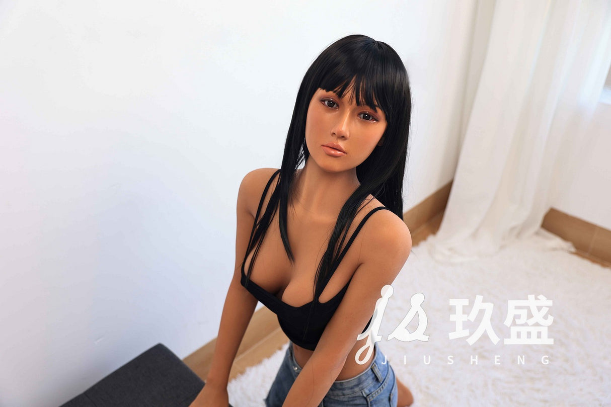 Amy : Poupée sexuelle Jiusheng (tête en silicone et corps en TPE)