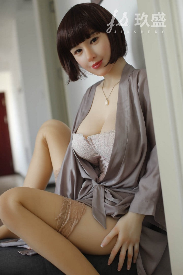 Pamela: 163cm Realistic Silicone Head TPE Body Jiusheng Sex Doll