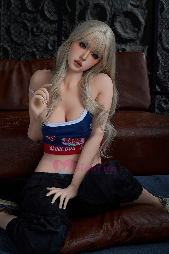 PF163-SG5-01: 163cm Lifelike Silicone Head TPE Body Sex Doll-Sigafun Doll-[USA & Canada Stock]