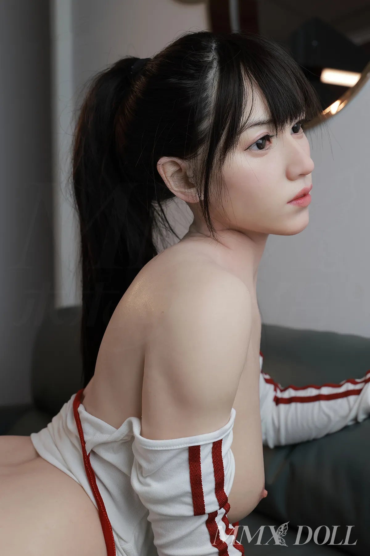 MengTing : Poupée sexuelle réaliste en silicone de 156 cm, bonnet E - MMX Doll