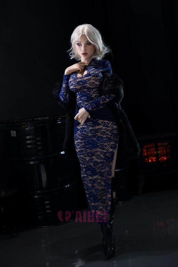 AB23 Aria White: 158cm F-Cup Realistic Silicone Sex Doll-Aibei