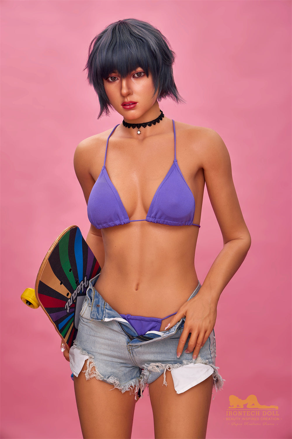 S29(ROS Available): Premium 168cm A-Cup Silicone Sex Doll-Irontech Doll