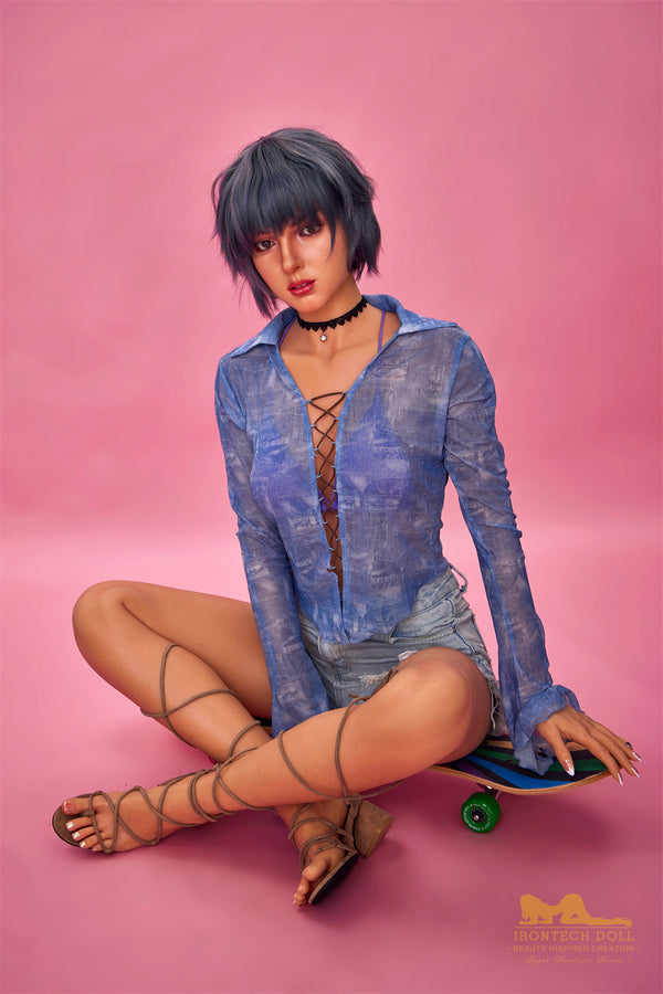 S29(ROS Available): Premium 168cm A-Cup Silicone Sex Doll-Irontech Doll