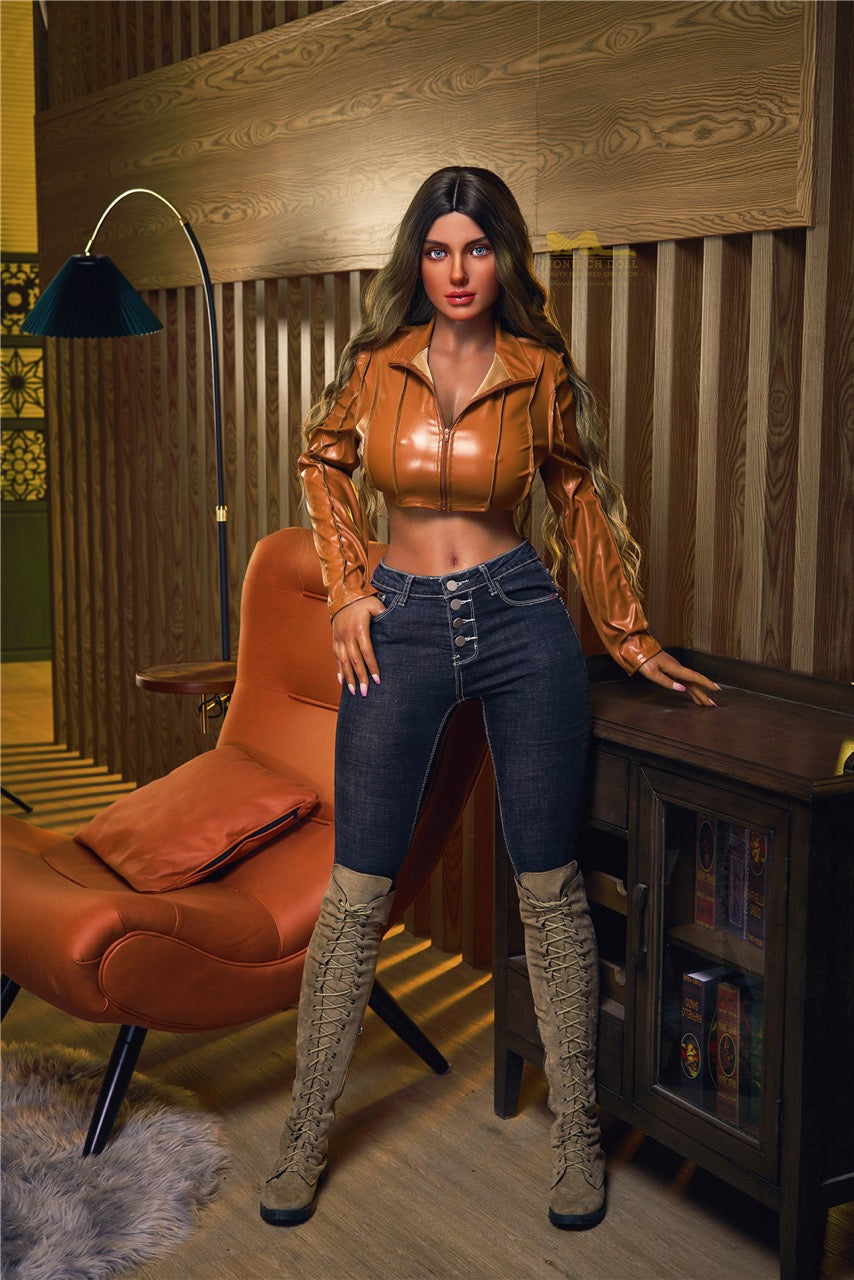 Hazel S18 (ROS verfügbar): Irontech Latina Sexpuppe (vollständig aus Silikon)