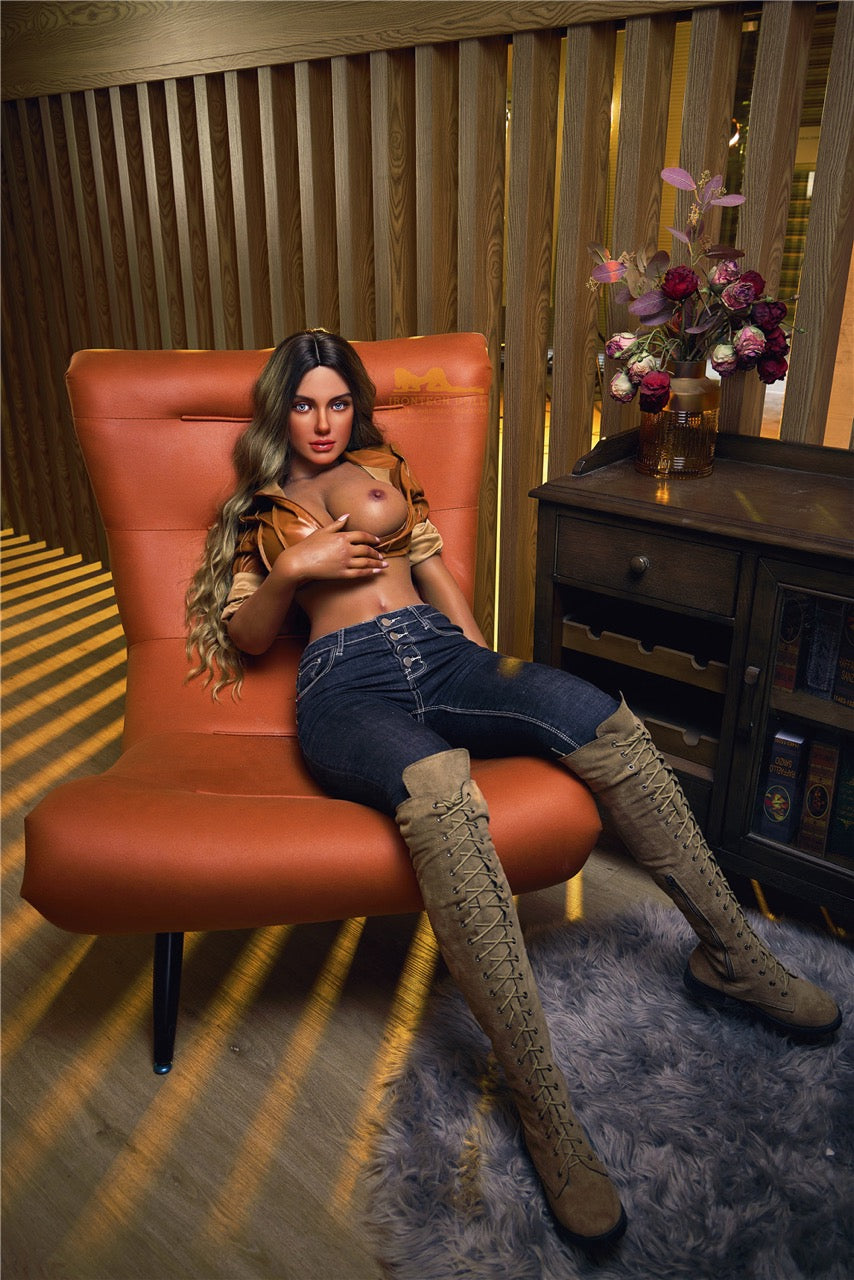 Hazel S18 (ROS verfügbar): Irontech Latina Sexpuppe (vollständig aus Silikon)