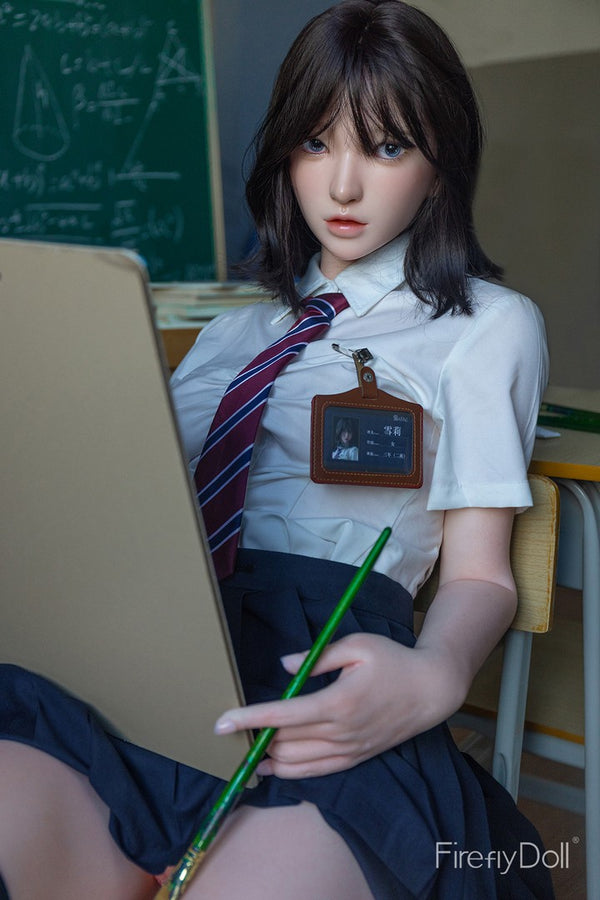 C004 Shirley: 162cm A-cup Classroom Silicone Sex Doll