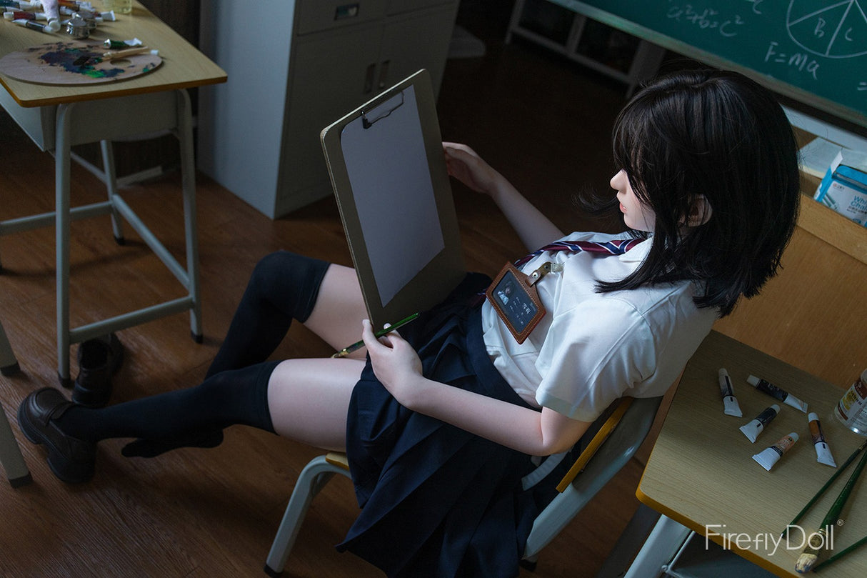 C004 Shirley: 162cm A-cup Classroom Silicone Sex Doll
