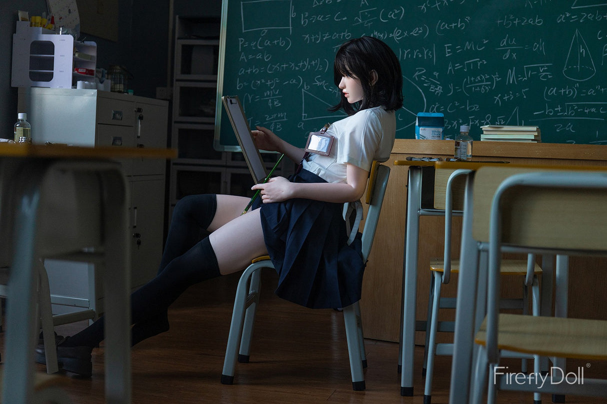 C004 Shirley: 162cm A-cup Classroom Silicone Sex Doll