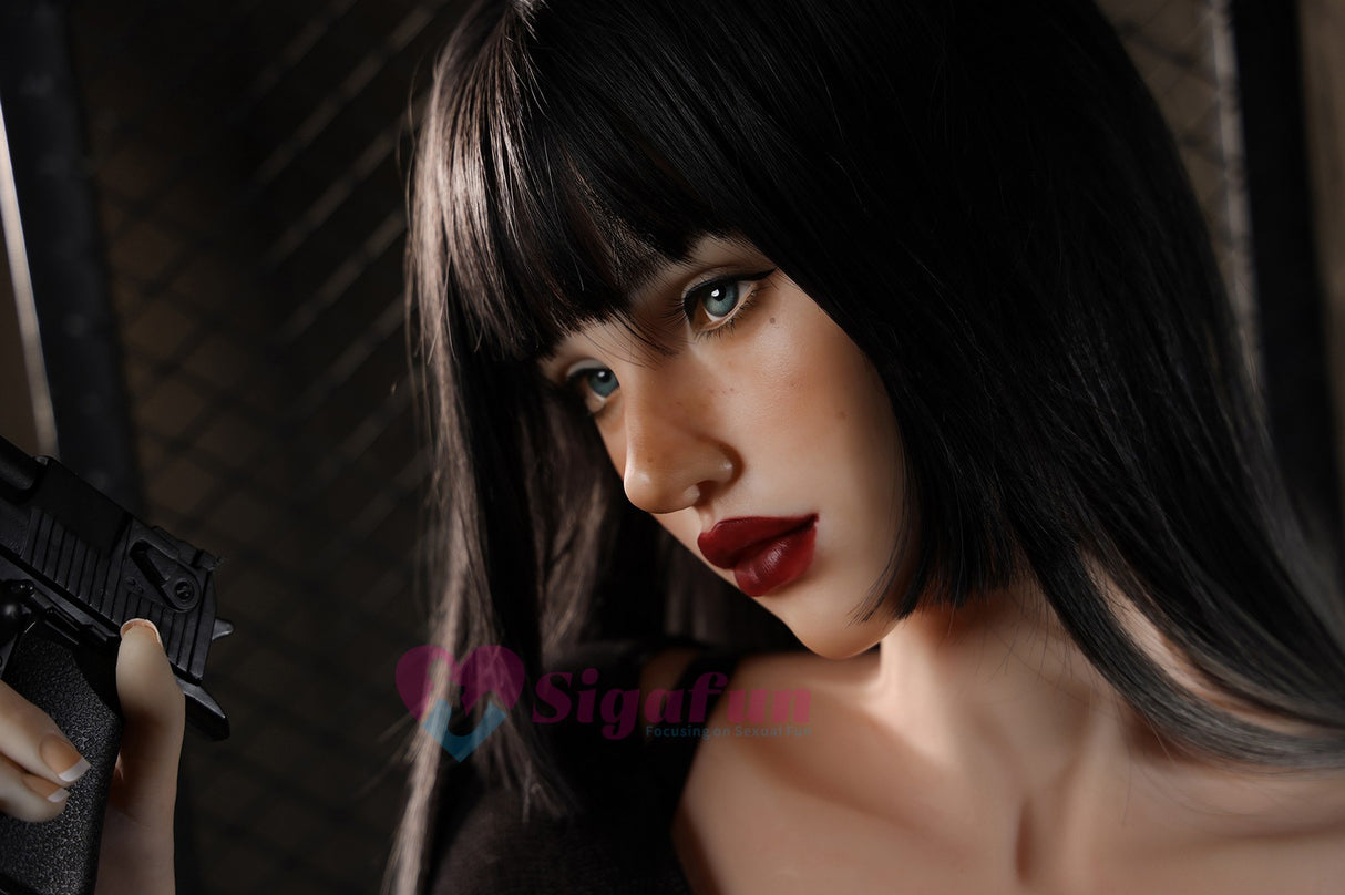 PF164-SG2-02: 164cm Lifelike Silicone Head TPE Body Sex Doll-Sigafun Doll-[USA & Canada Stock]