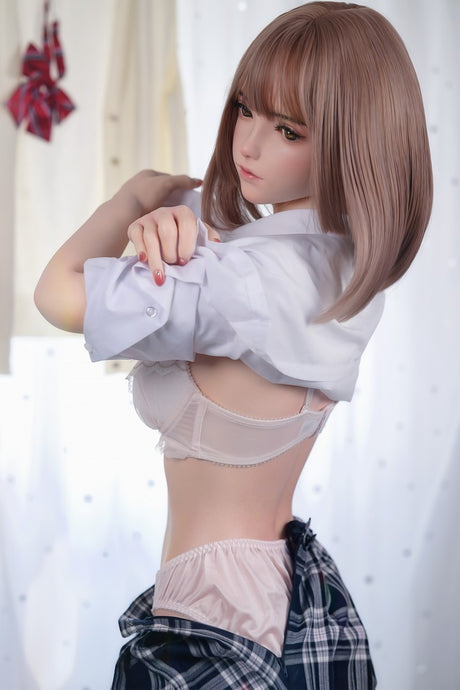 J024: 150cm A-Cup Realistic Silicone Sex Doll-FU Doll