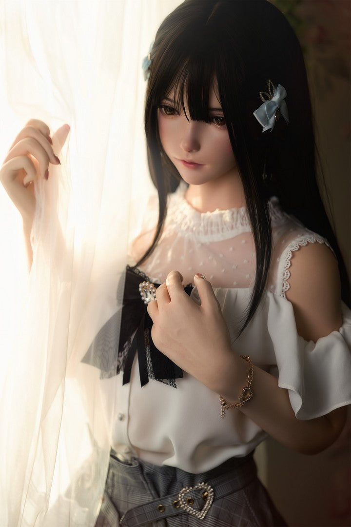 J024: 150cm A-Cup Realistic Silicone Sex Doll-FU Doll
