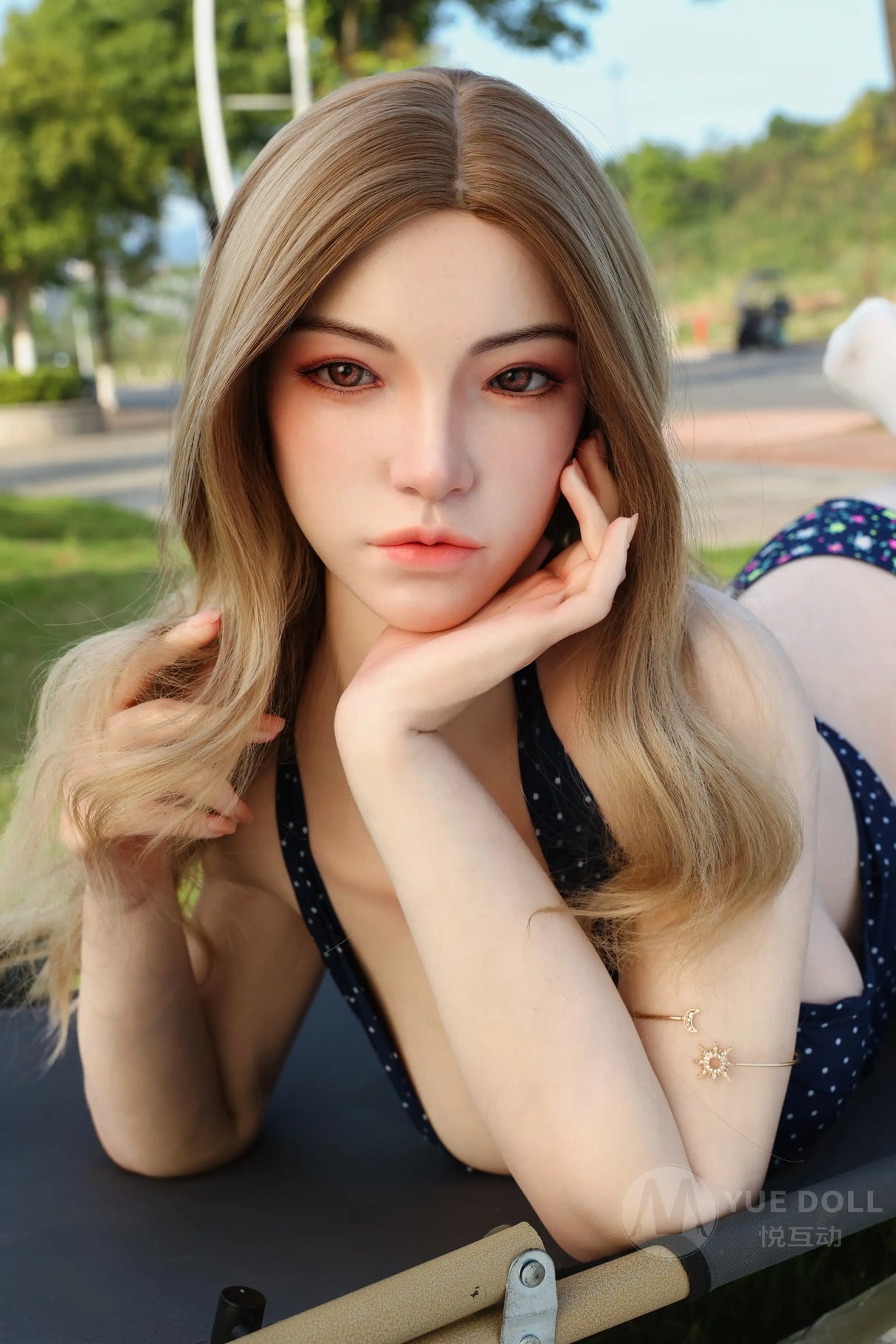 Kelly: 165cm F-Cup Elegant Goddess Premium Sex Doll-Seamless Neck