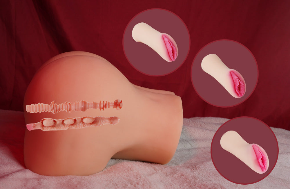 Mia Fair: Tantaly-Sexpuppe, Torso, wackeliger Hintern, herausnehmbare Vagina (Lieferung in 5–7 Tagen)