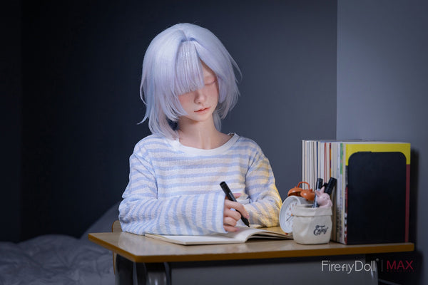 C001 Liuli: 153cm A-cup Sleep Girl Silicone Sex Doll - Max Series