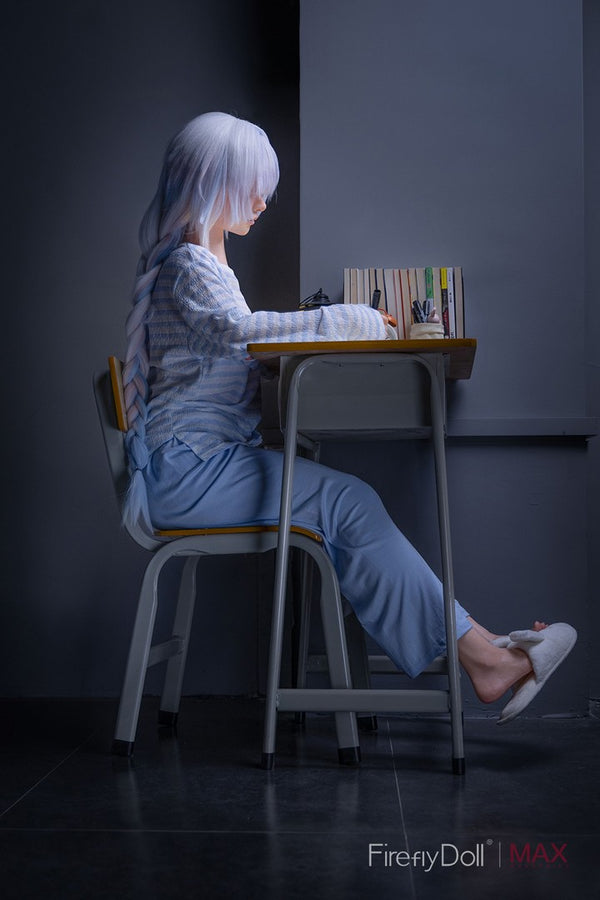 C001 Liuli: 153cm A-cup Sleep Girl Silicone Sex Doll - Max Series