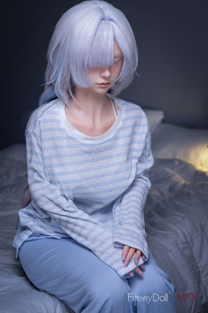 C001 Liuli: 153cm A-cup Sleep Girl Silicone Sex Doll - Max Series