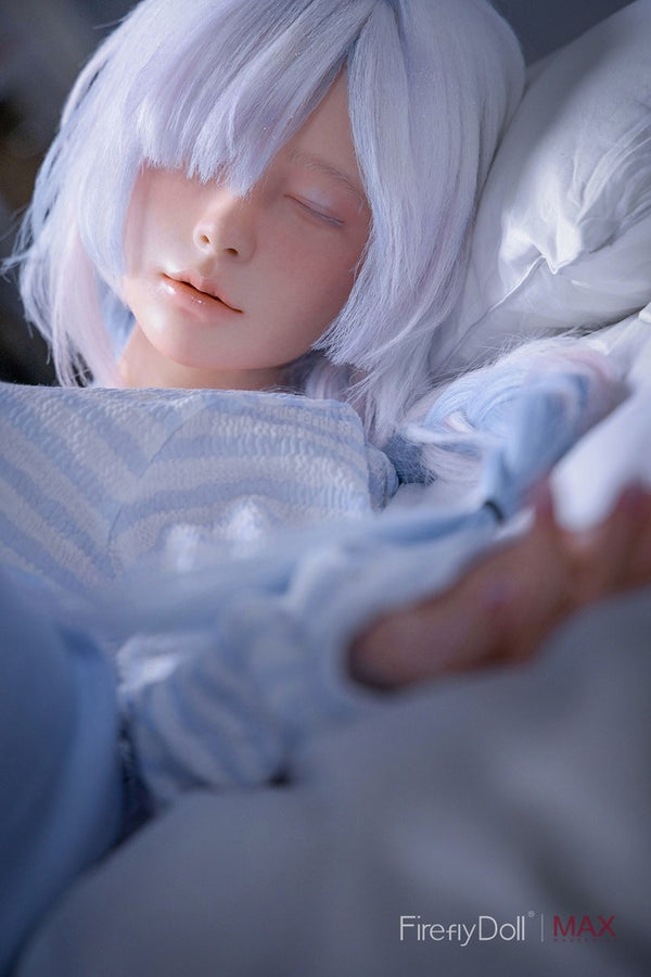 C001 Liuli: 153cm A-cup Sleep Girl Silicone Sex Doll - Max Series