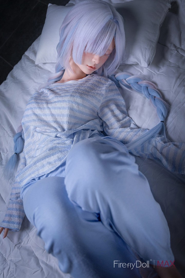C001 Liuli: 153cm A-cup Sleep Girl Silicone Sex Doll - Max Series