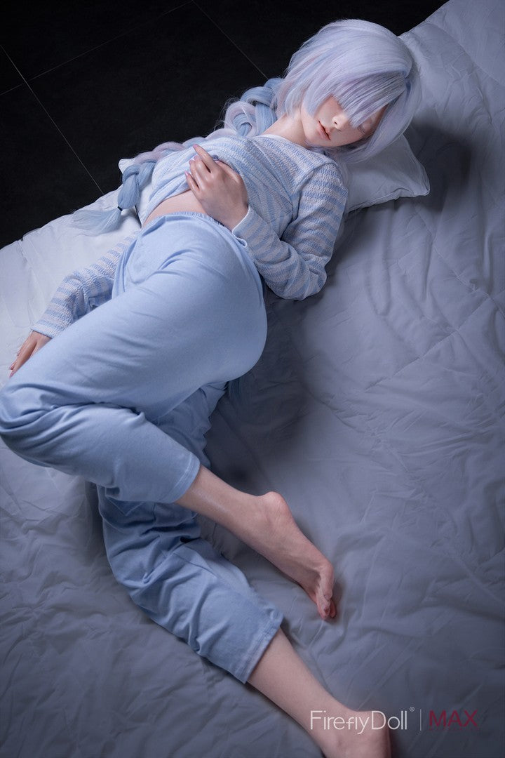 C001 Liuli: 153cm A-cup Sleep Girl Silicone Sex Doll - Max Series