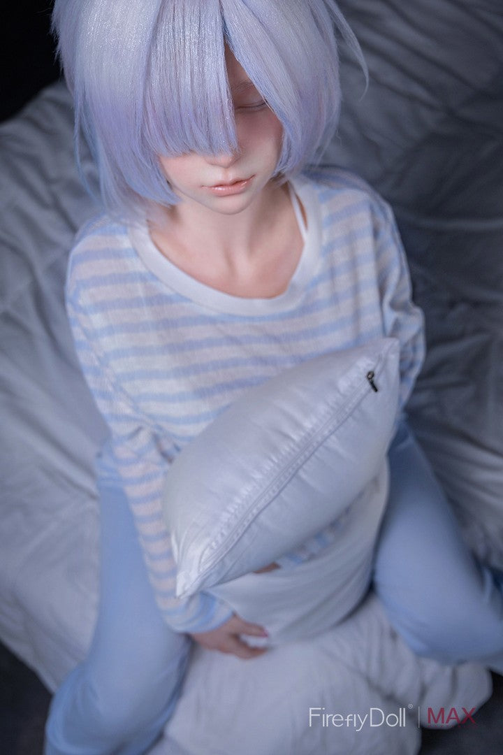 C001 Liuli: 153cm A-cup Sleep Girl Silicone Sex Doll - Max Series