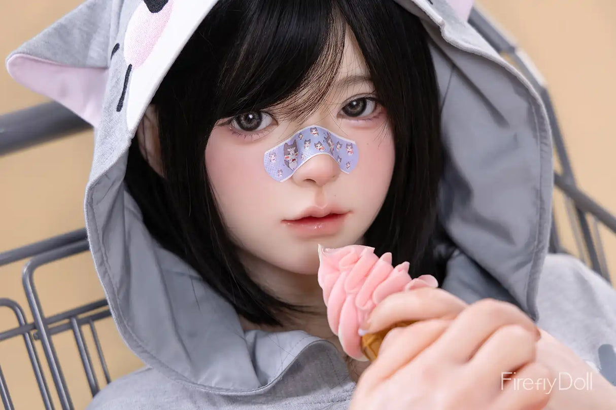 C001 Liuli: 159cm E-cup Kitty Girl Silicone Sex Doll