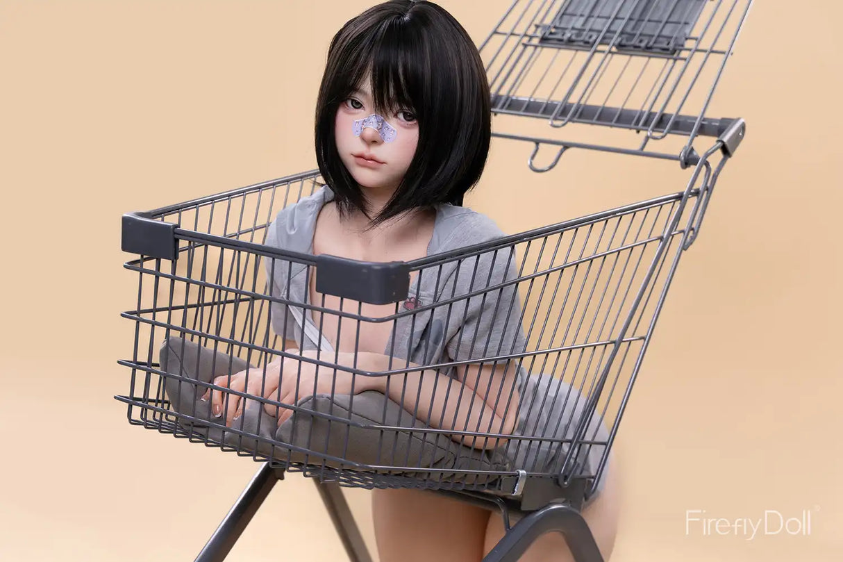 C001 Liuli: 159cm E-cup Kitty Girl Silicone Sex Doll