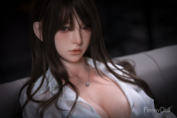 C005 Xifeng: 160cm G-cup White Shirt Girl Silicone Sex Doll - Max Series