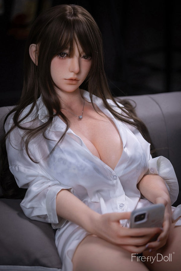C005 Xifeng: 160cm G-cup White Shirt Girl Silicone Sex Doll - Max Series
