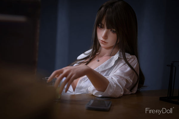 C005 Xifeng: 160cm G-cup White Shirt Girl Silicone Sex Doll - Max Series