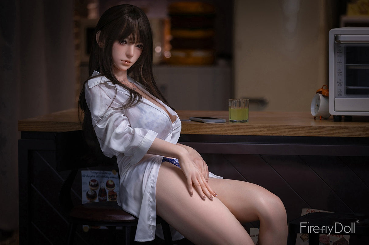 C005 Xifeng: 160cm G-cup White Shirt Girl Silicone Sex Doll - Max Series