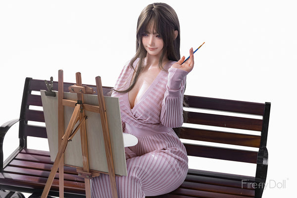 C013 Qiandao: 164cm F-cup Painting Silicone Sex Doll