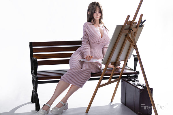 C013 Qiandao: 164cm F-cup Painting Silicone Sex Doll